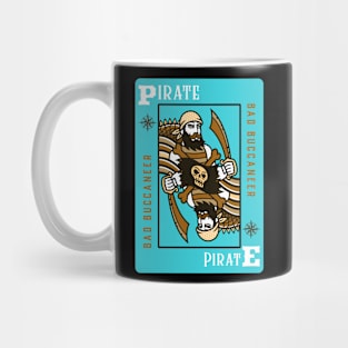 Pirate Buccaneer Poker Card Mug